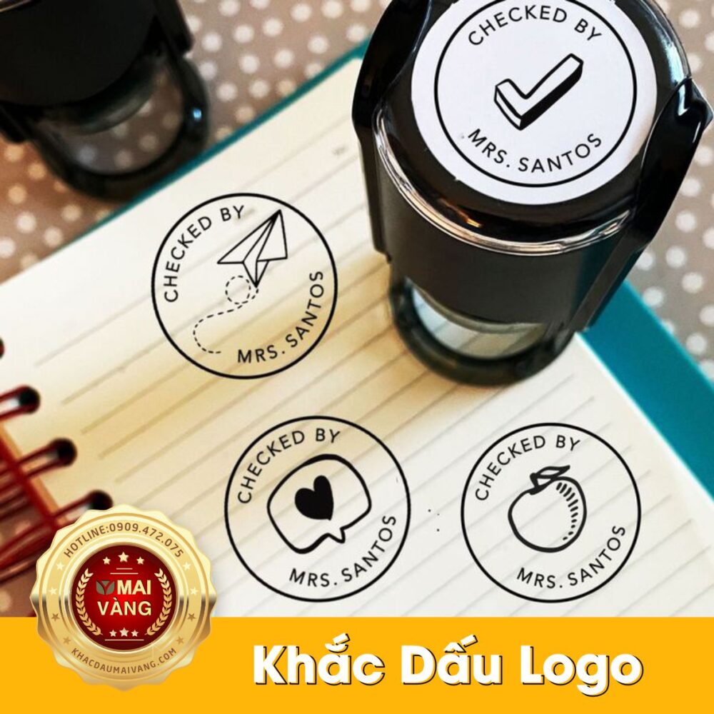 khắc dấu logo