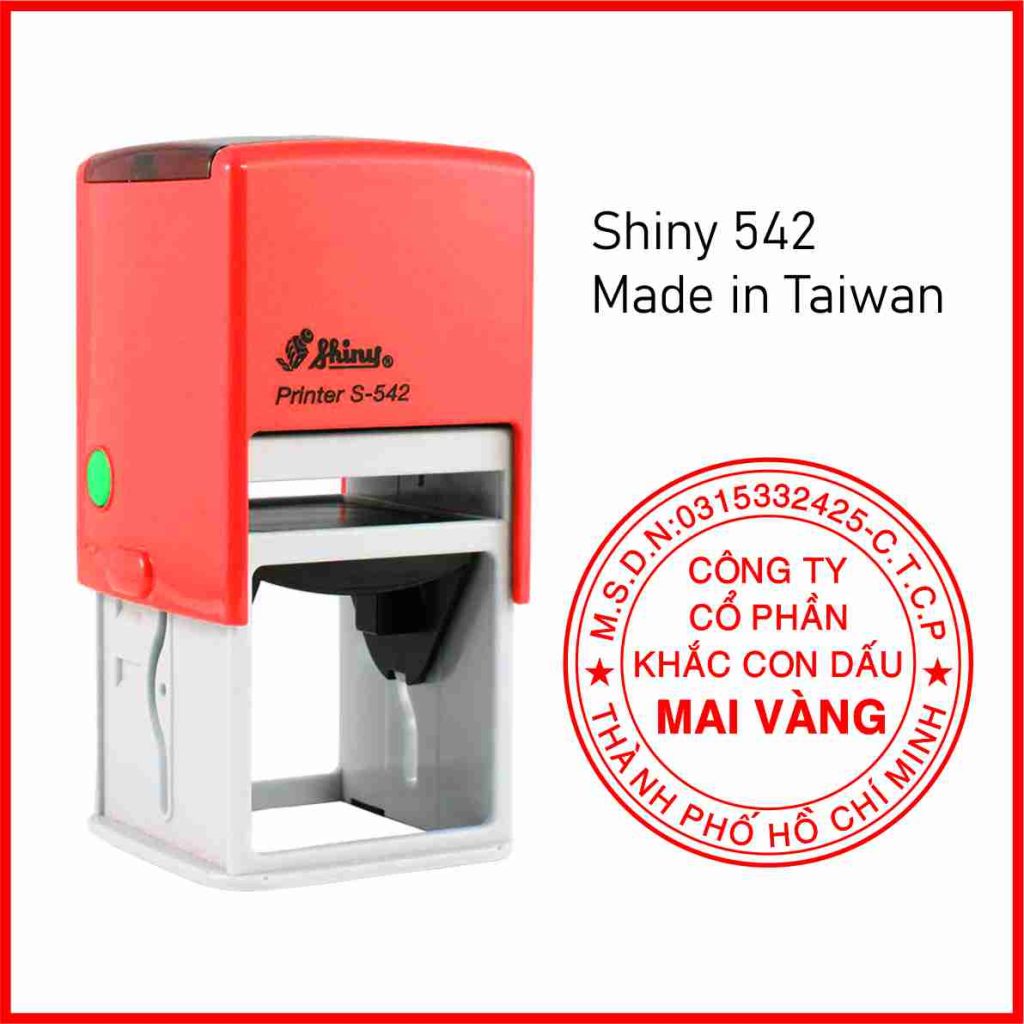 Khắc con dấu tròn công ty shiny, nơi làm dấu uy tín chất lượng hàng đầu việt nam, giao hàng toàn quốc