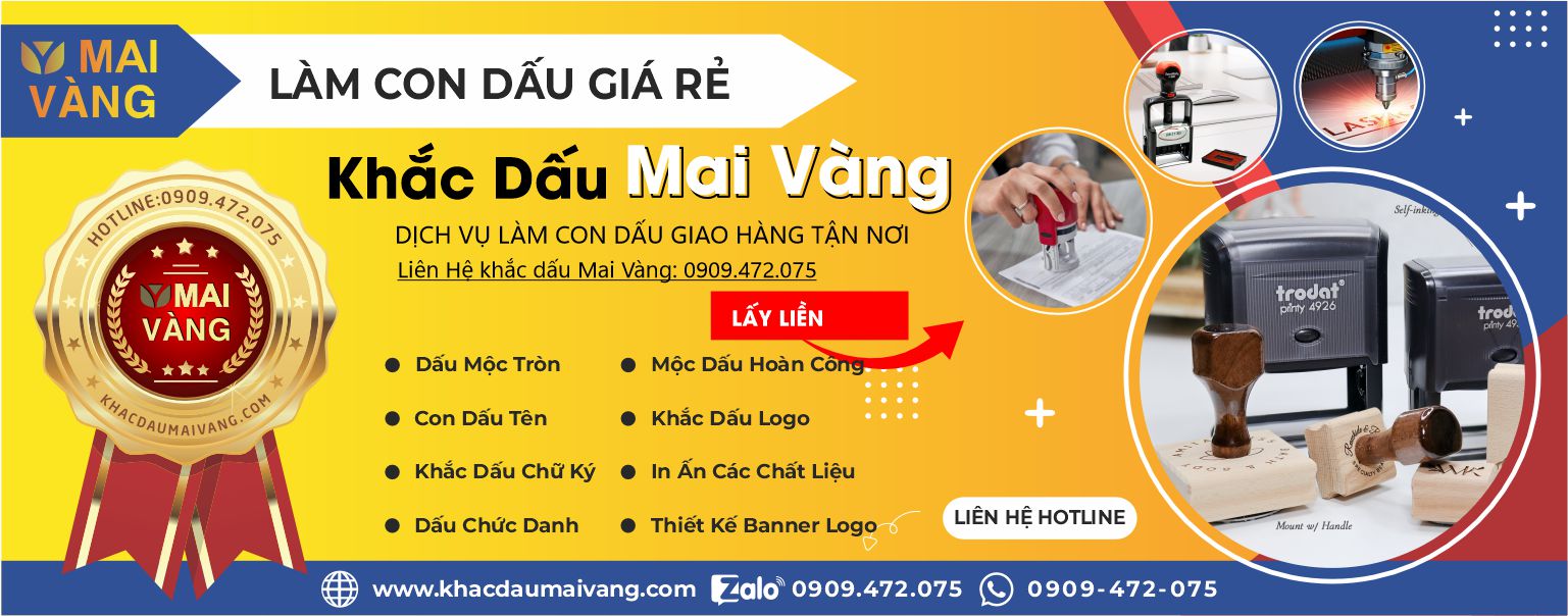 làm con dấu giá rẻ lấy liền tphcm
