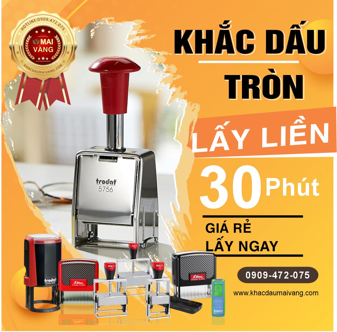 khắc dấu tại trần quang khải quận 1